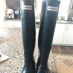 Navy Blue Hunter Boots